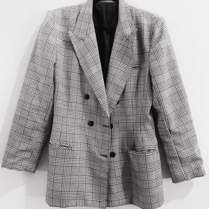 Plaid blazer